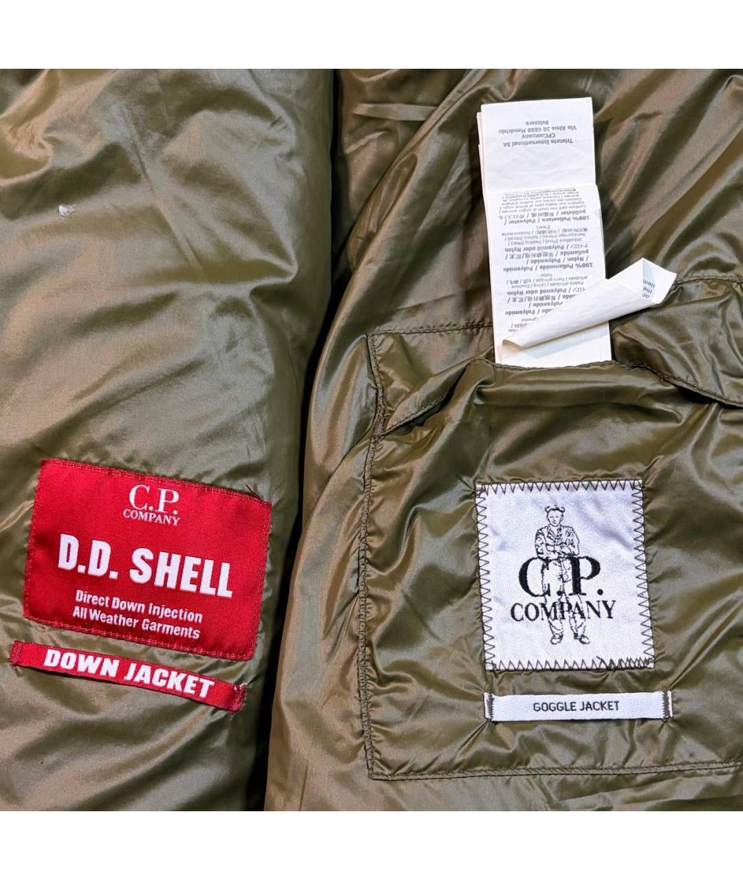 CP COMPANY Хаки полиэстеровая куртка, фото 4