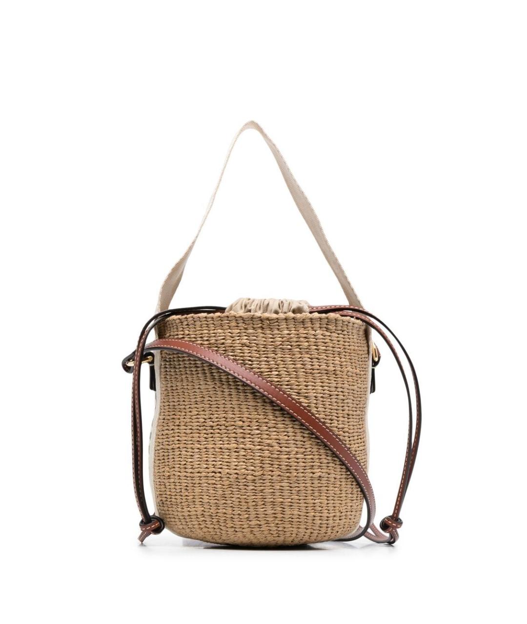 CHLOE Бежевая кожаная сумка тоут, фото 1