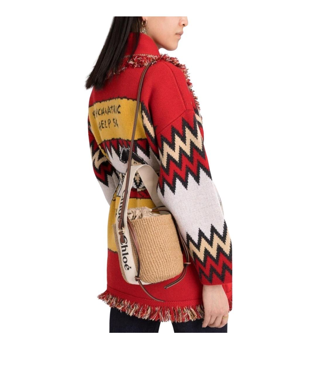 CHLOE Бежевая кожаная сумка тоут, фото 3