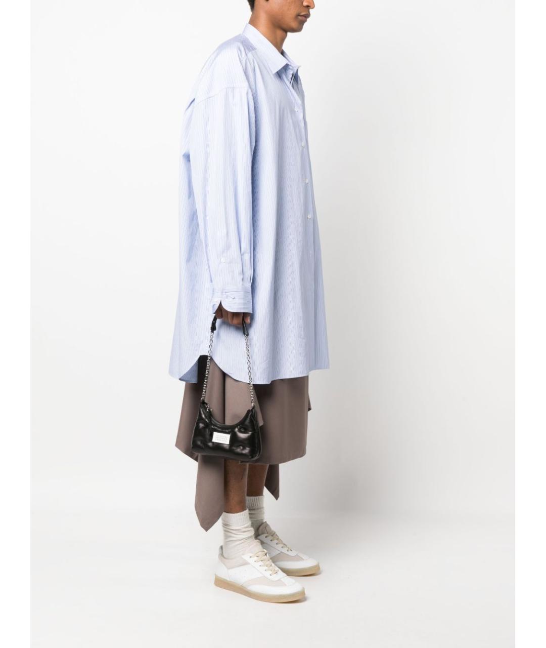 MAISON MARGIELA Черная кожаная сумка на плечо, фото 4