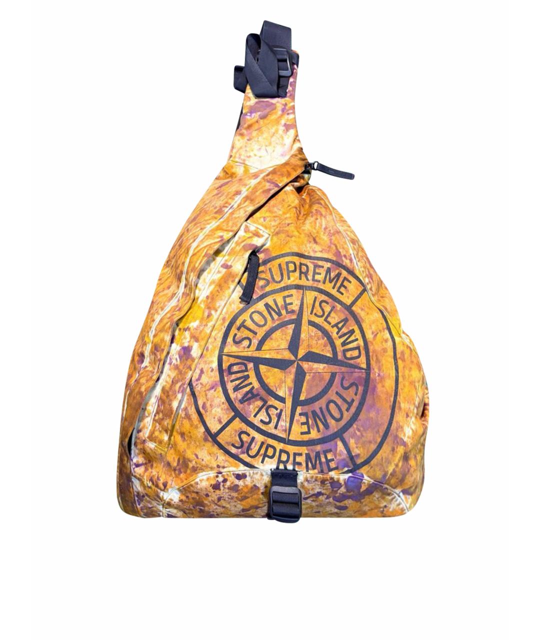 STONE ISLAND Оранжевая сумка на плечо, фото 1