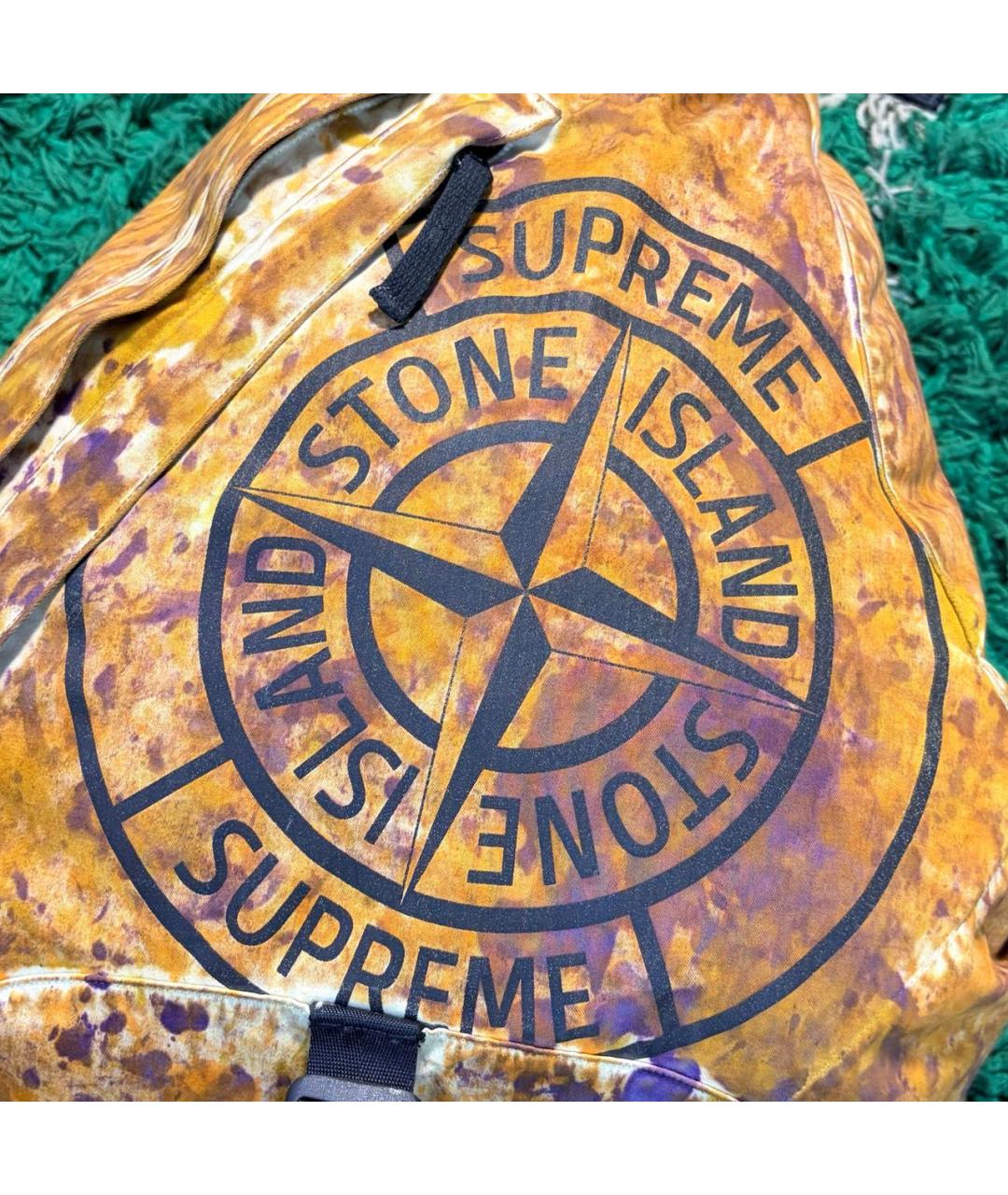 STONE ISLAND Оранжевая сумка на плечо, фото 4