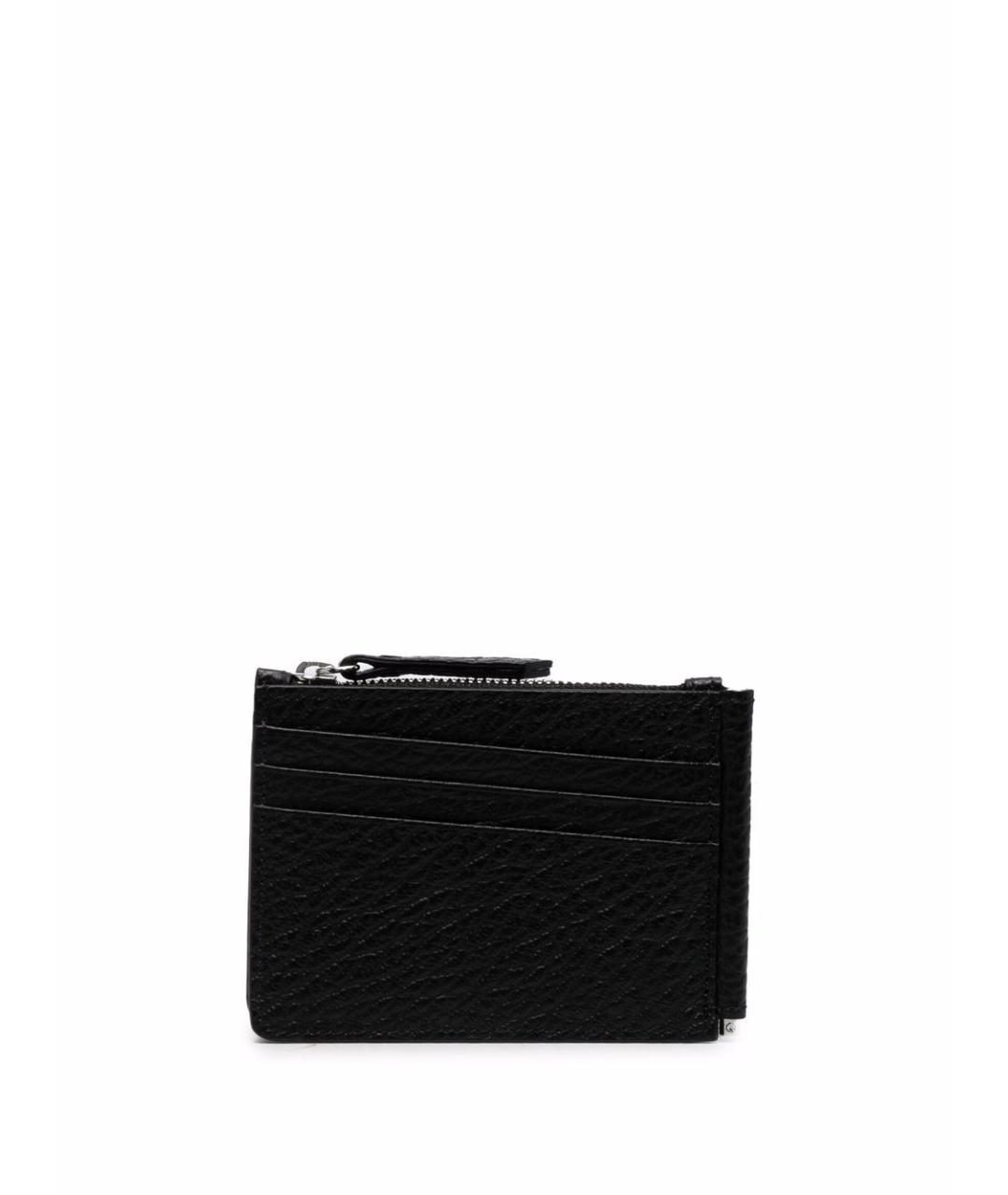 MAISON MARGIELA Черный кожаный кошелек, фото 1