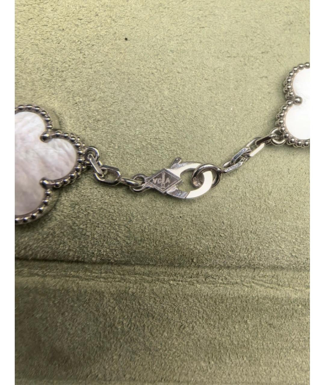 VAN CLEEF & ARPELS Серебряное колье из белого золота, фото 3