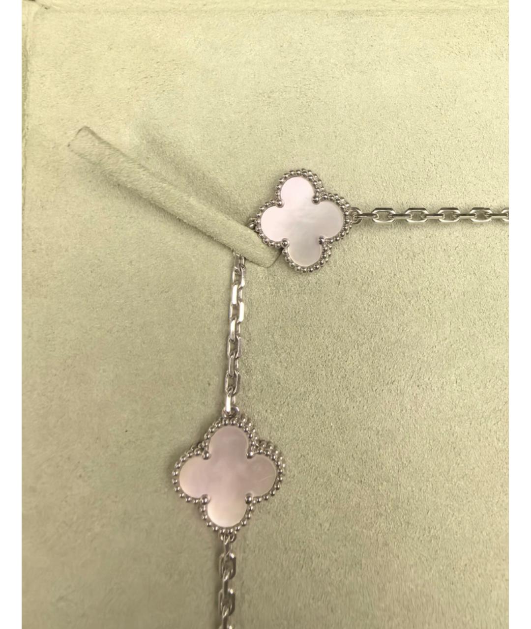 VAN CLEEF & ARPELS Серебряное колье из белого золота, фото 4