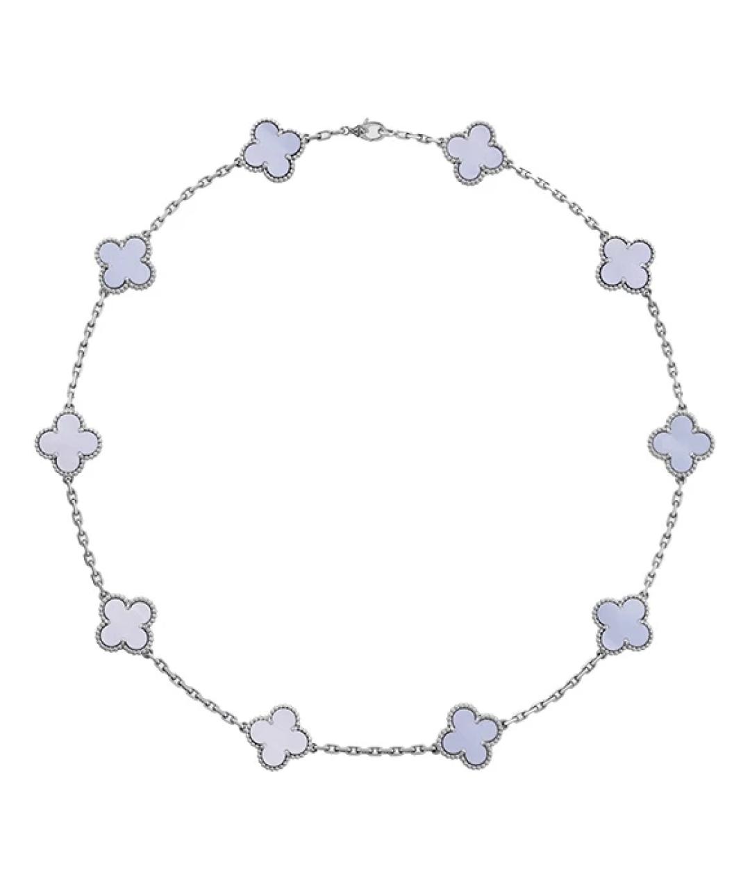 VAN CLEEF & ARPELS Серебряное колье из белого золота, фото 9