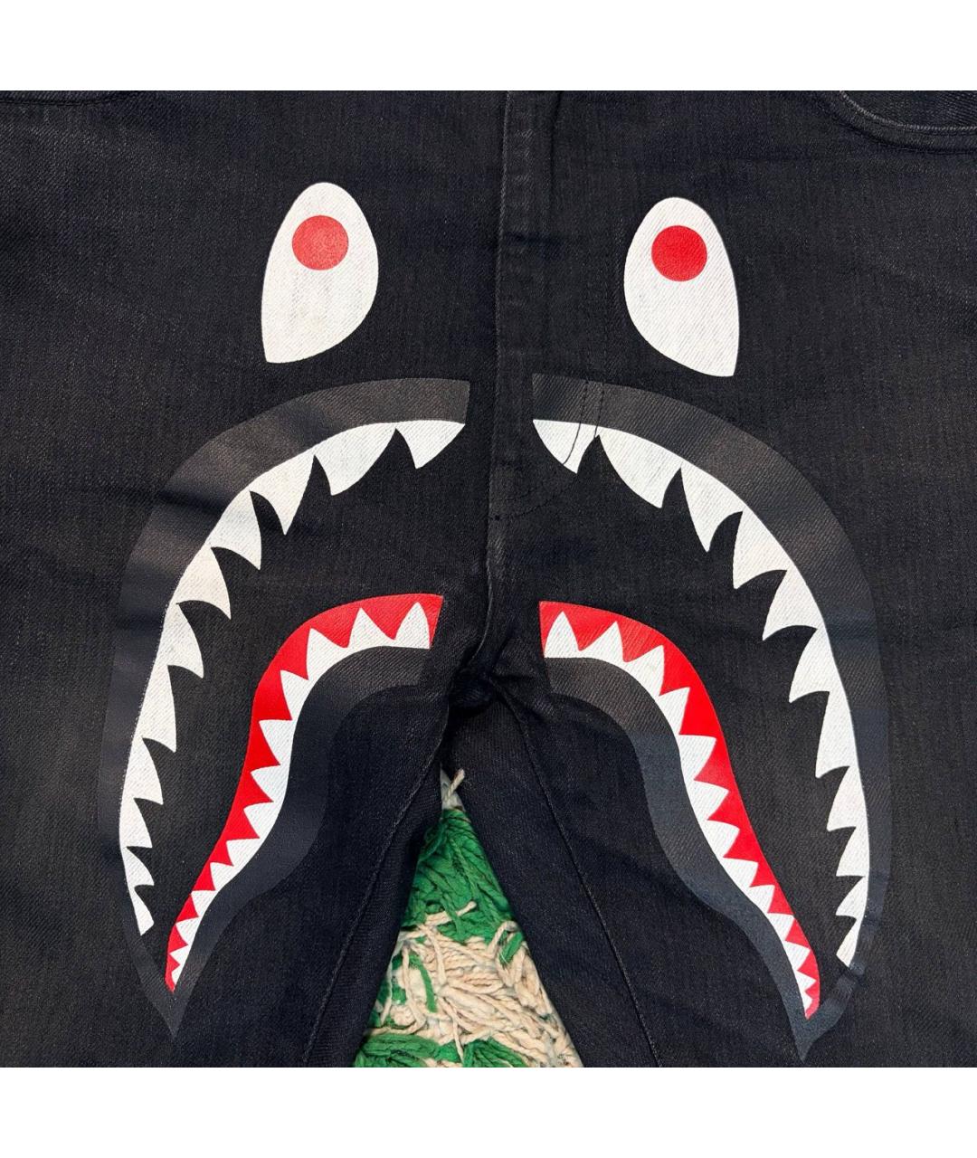 BAPE Черные хлопковые повседневные брюки, фото 3