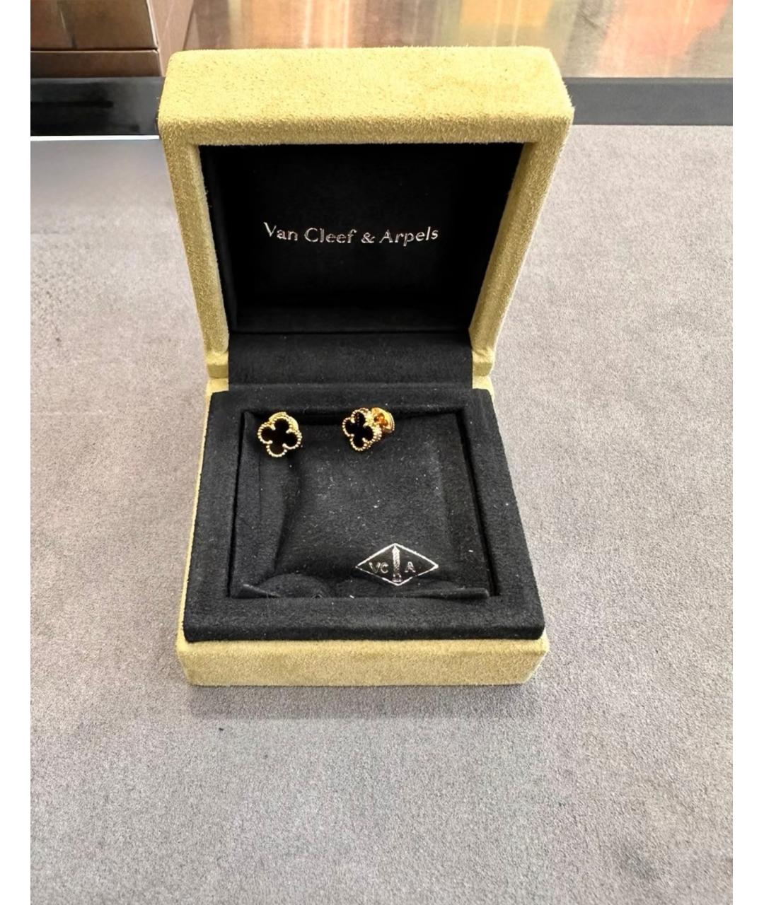 VAN CLEEF & ARPELS Золотые серьги из желтого золота, фото 4