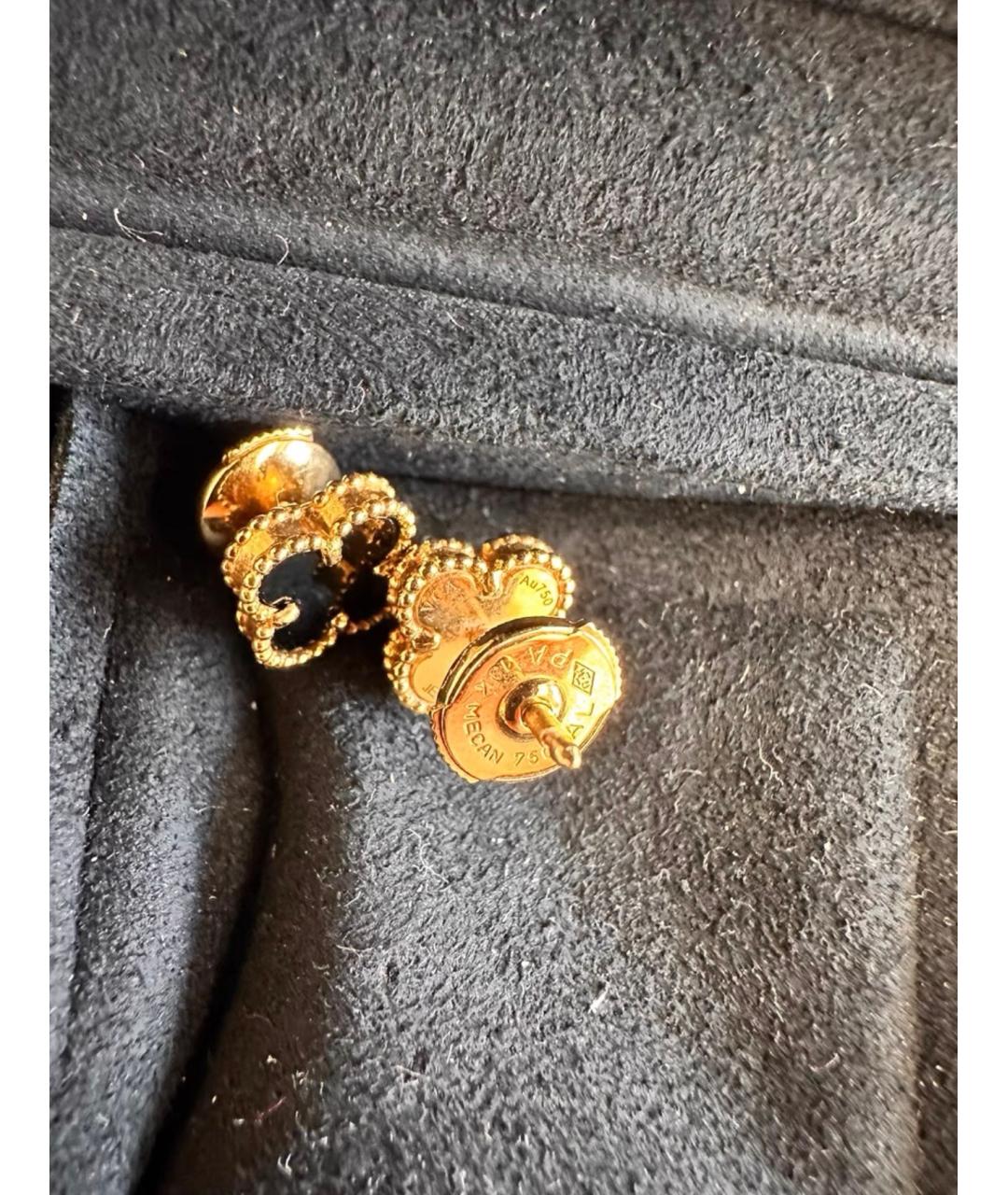 VAN CLEEF & ARPELS Золотые серьги из желтого золота, фото 5