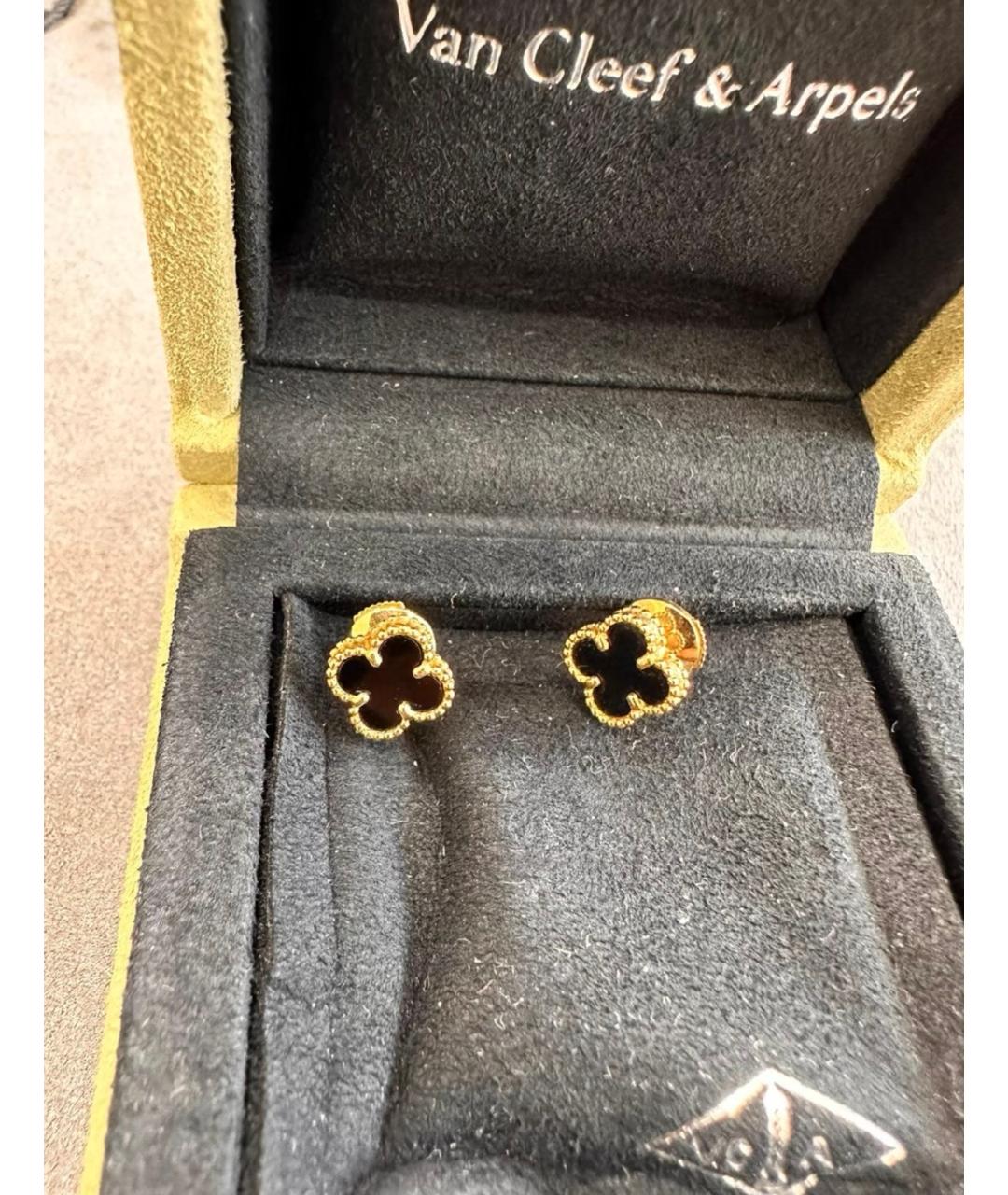 VAN CLEEF & ARPELS Золотые серьги из желтого золота, фото 3