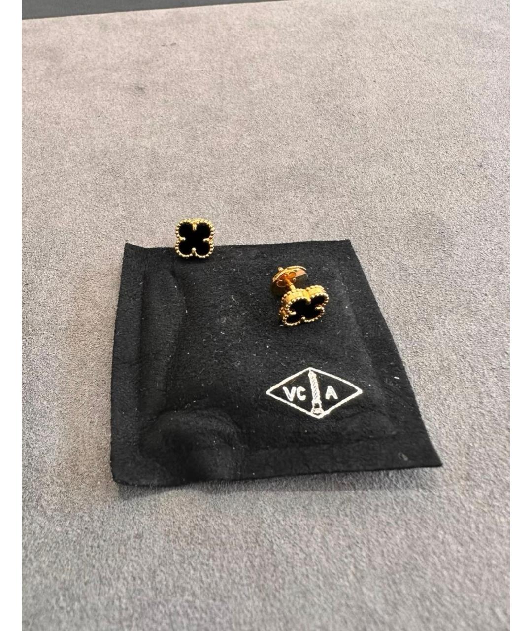 VAN CLEEF & ARPELS Золотые серьги из желтого золота, фото 2