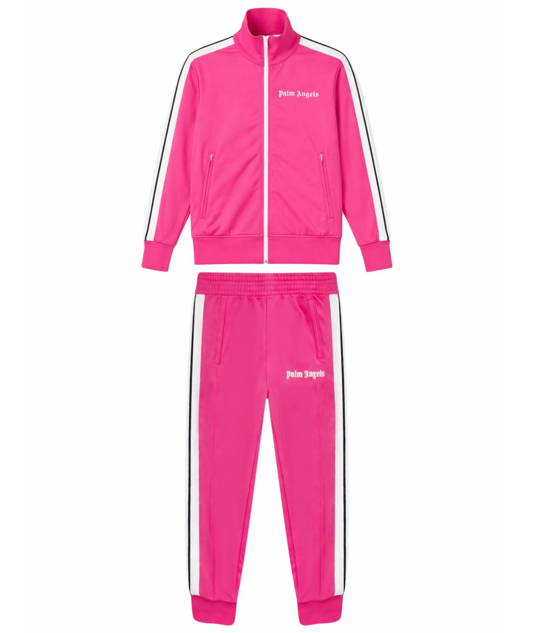PALM ANGELS Фуксия хлопковый костюм с брюками, фото 1