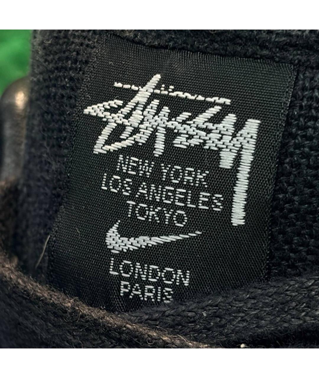 NIKE Черные замшевые высокие кроссовки / кеды, фото 5