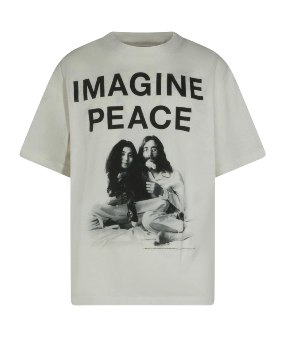 SAINT Mxxxxxx Белая хлопковая футболка, фото 1