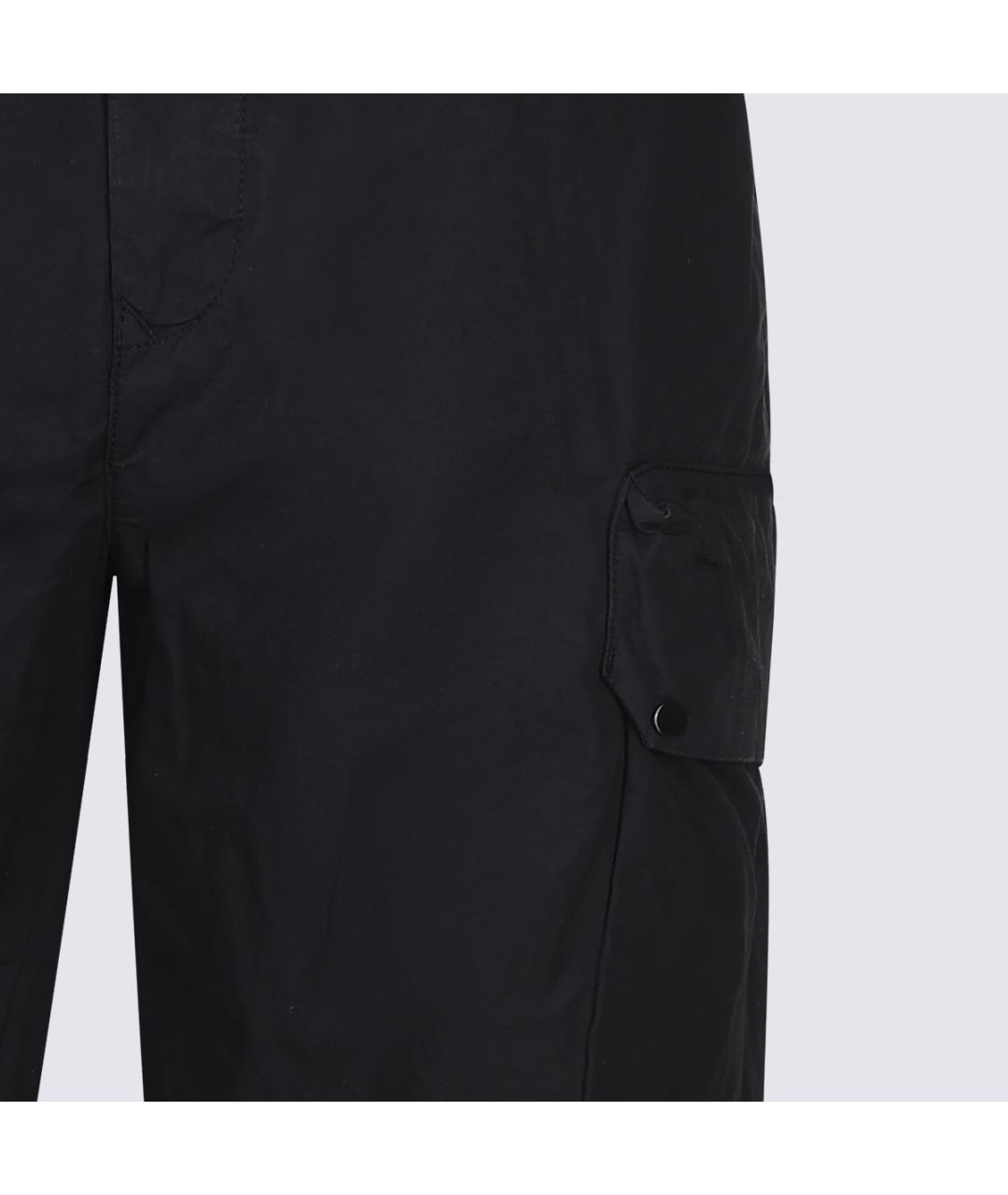 CP COMPANY Черные хлопковые повседневные брюки, фото 3