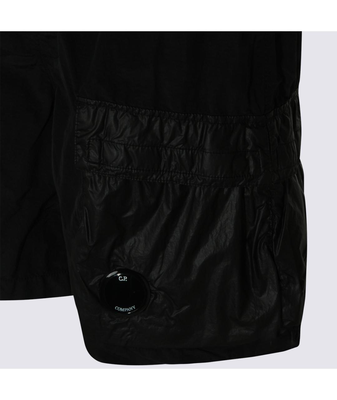 CP COMPANY Черные полиамидовые шорты, фото 3