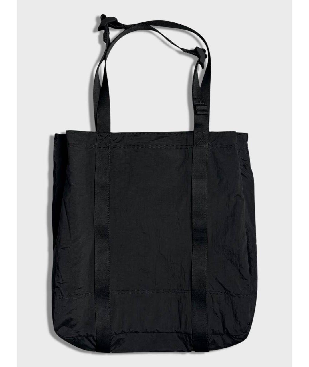 STONE ISLAND Черная сумка тоут, фото 4