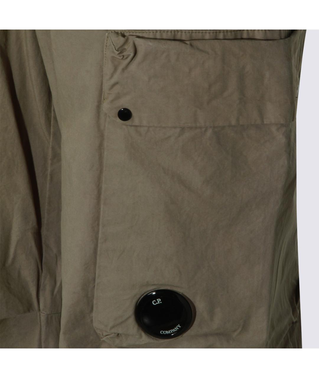 CP COMPANY Серые хлопковые повседневные брюки, фото 3