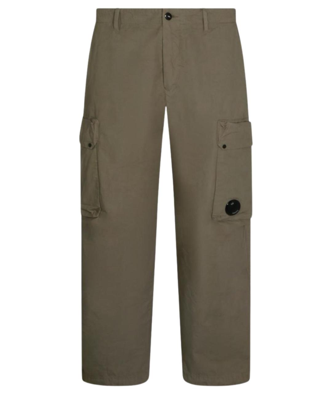 CP COMPANY Серые хлопковые повседневные брюки, фото 1