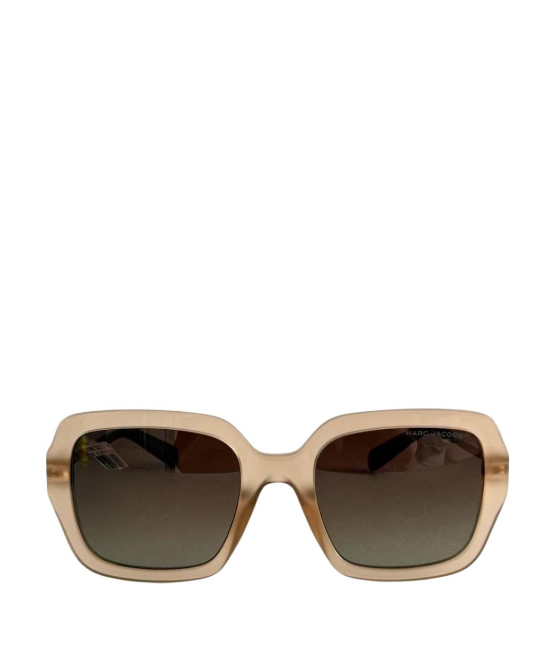 MARC JACOBS Бежевые пластиковые солнцезащитные очки, фото 1
