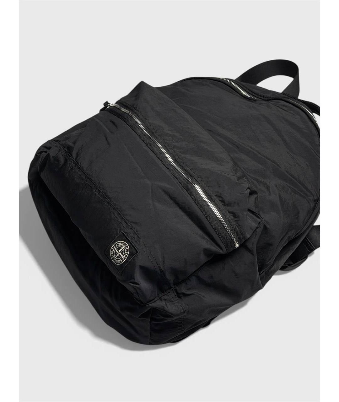 STONE ISLAND Черный рюкзак, фото 2