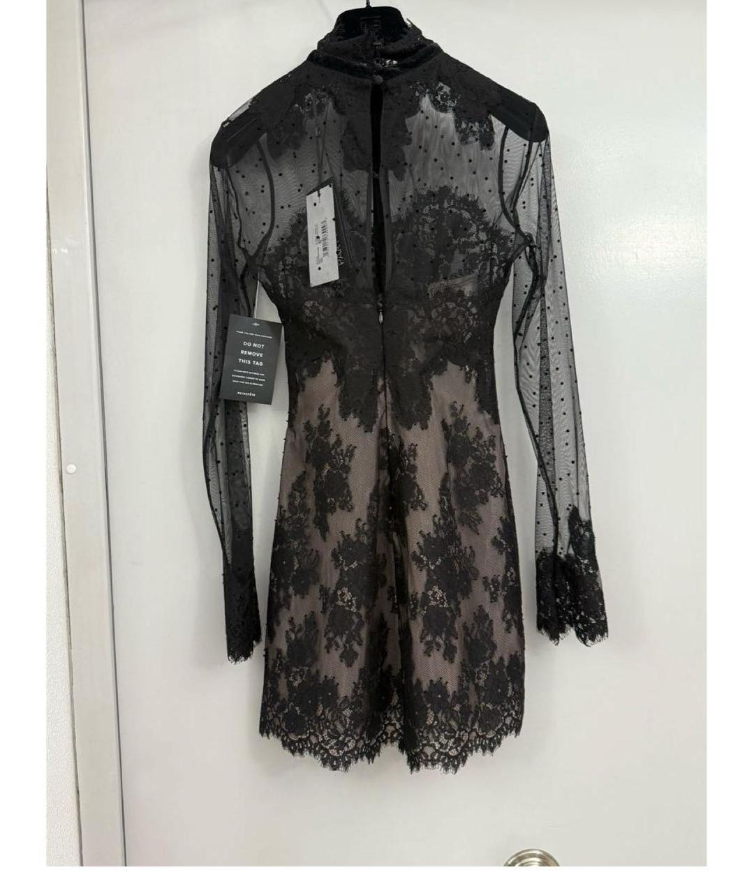 Retrofête Черное полиэстеровое коктейльное платье, фото 2