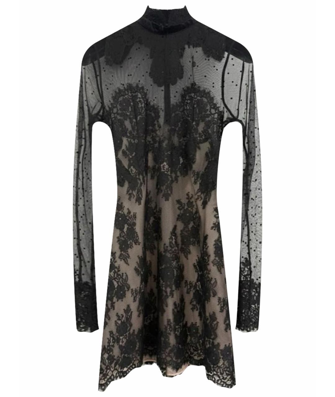 Retrofête Черное полиэстеровое коктейльное платье, фото 1