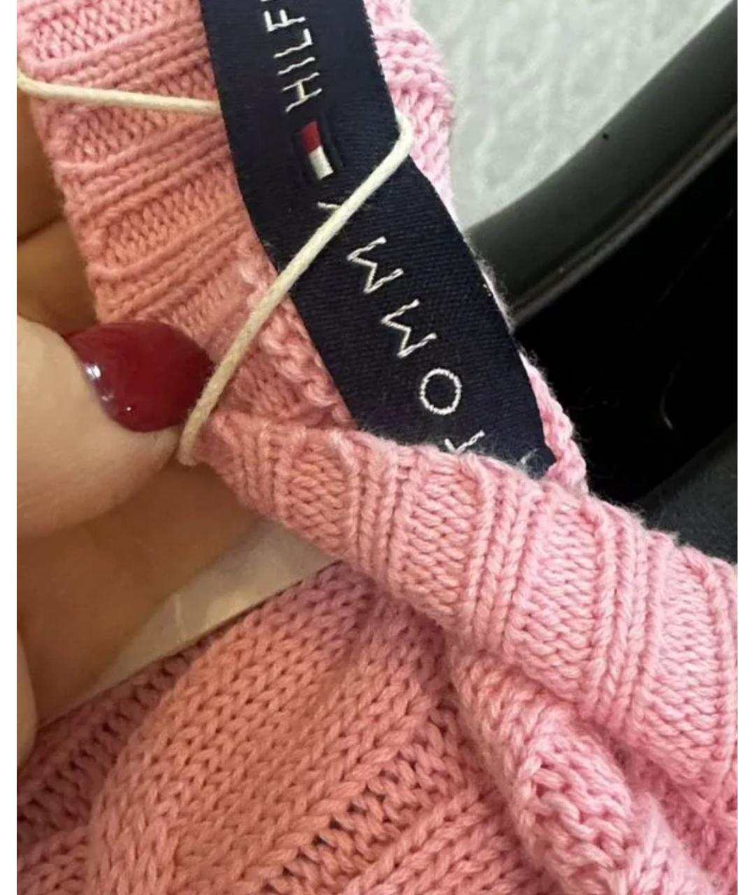 POLO RALPH LAUREN Розовый хлопковый джемпер / свитер, фото 5