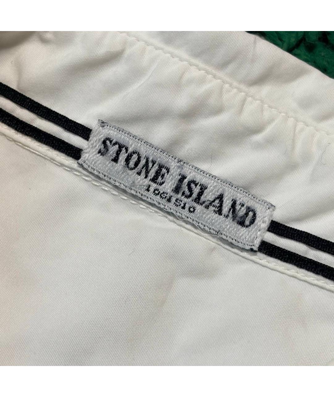 STONE ISLAND Белая хлопковая кэжуал рубашка, фото 4