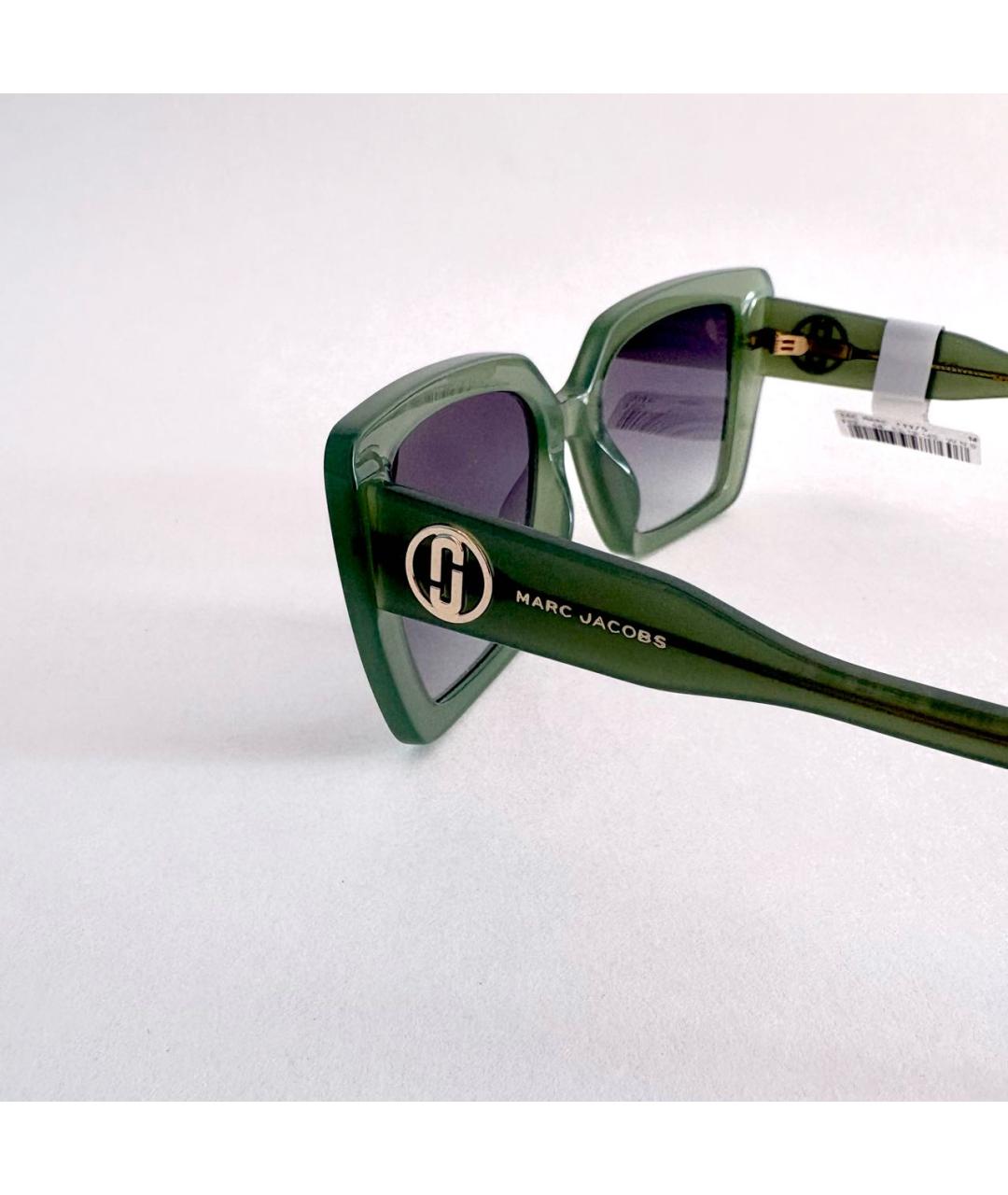 MARC JACOBS Хаки пластиковые солнцезащитные очки, фото 6
