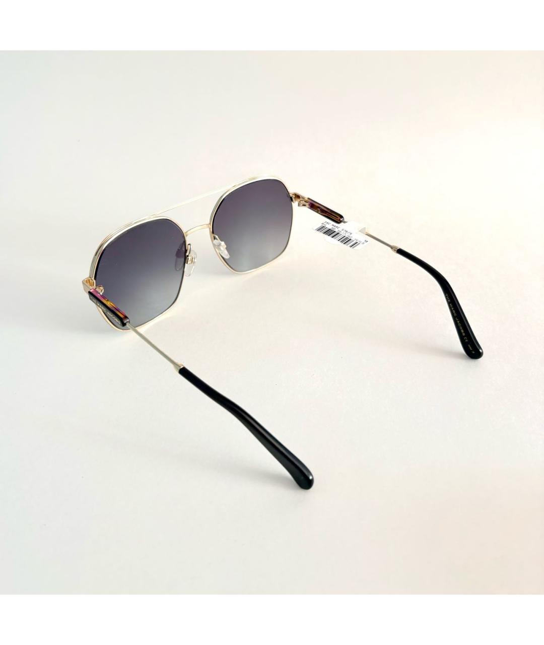 MARC JACOBS Черные металлические солнцезащитные очки, фото 3