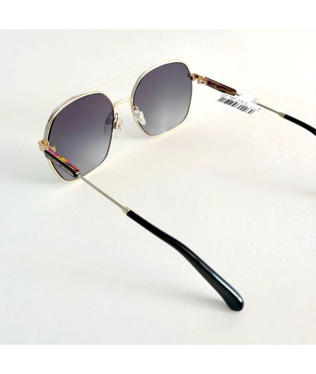 MARC JACOBS Черные металлические солнцезащитные очки, фото 6