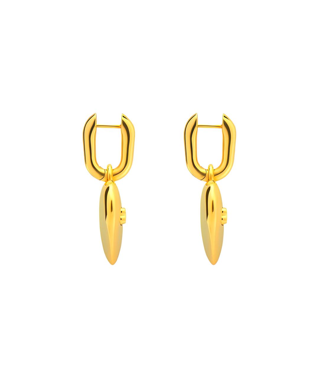 BALENCIAGA Золотые серьги, фото 4