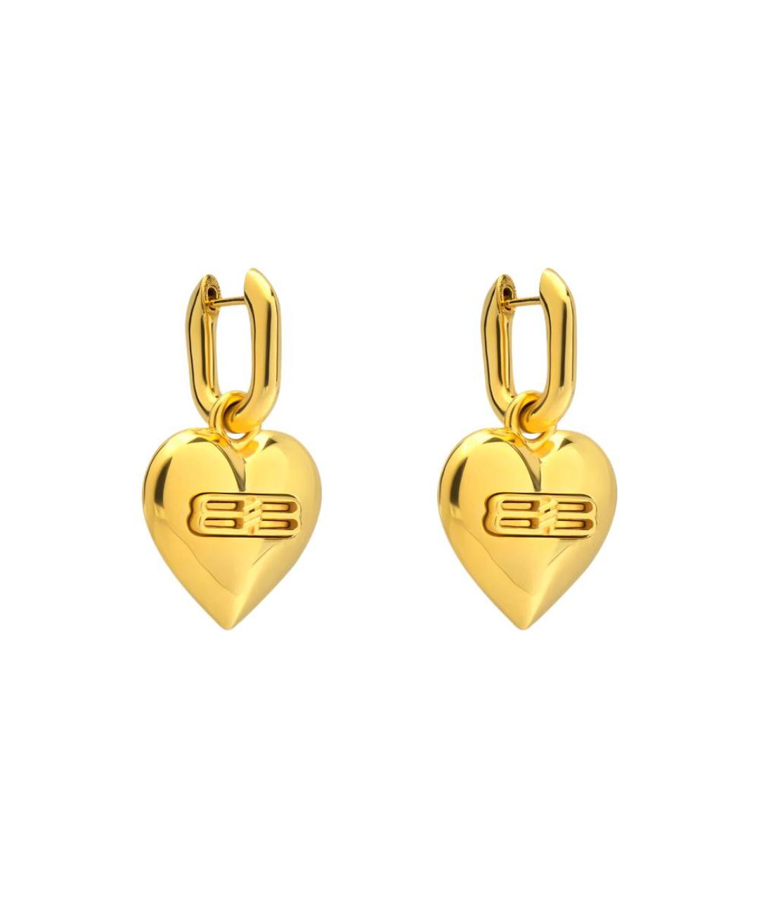 BALENCIAGA Золотые серьги, фото 3