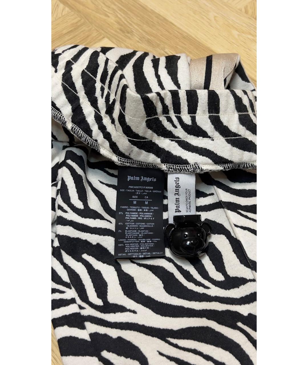 PALM ANGELS Белые полиэстеровые повседневные брюки, фото 3