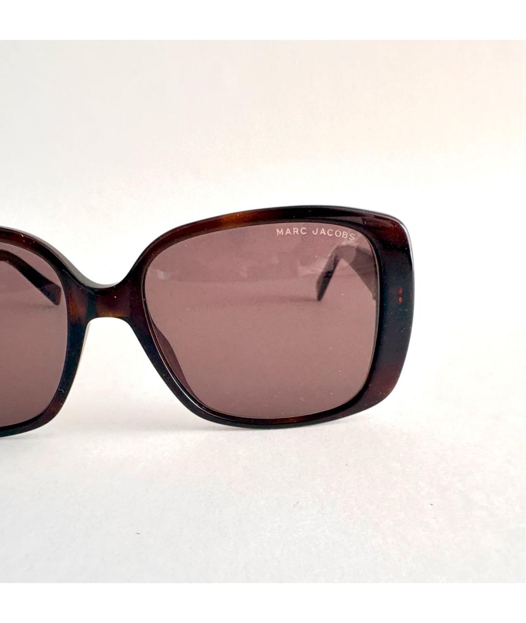 MARC JACOBS Коричневые пластиковые солнцезащитные очки, фото 2