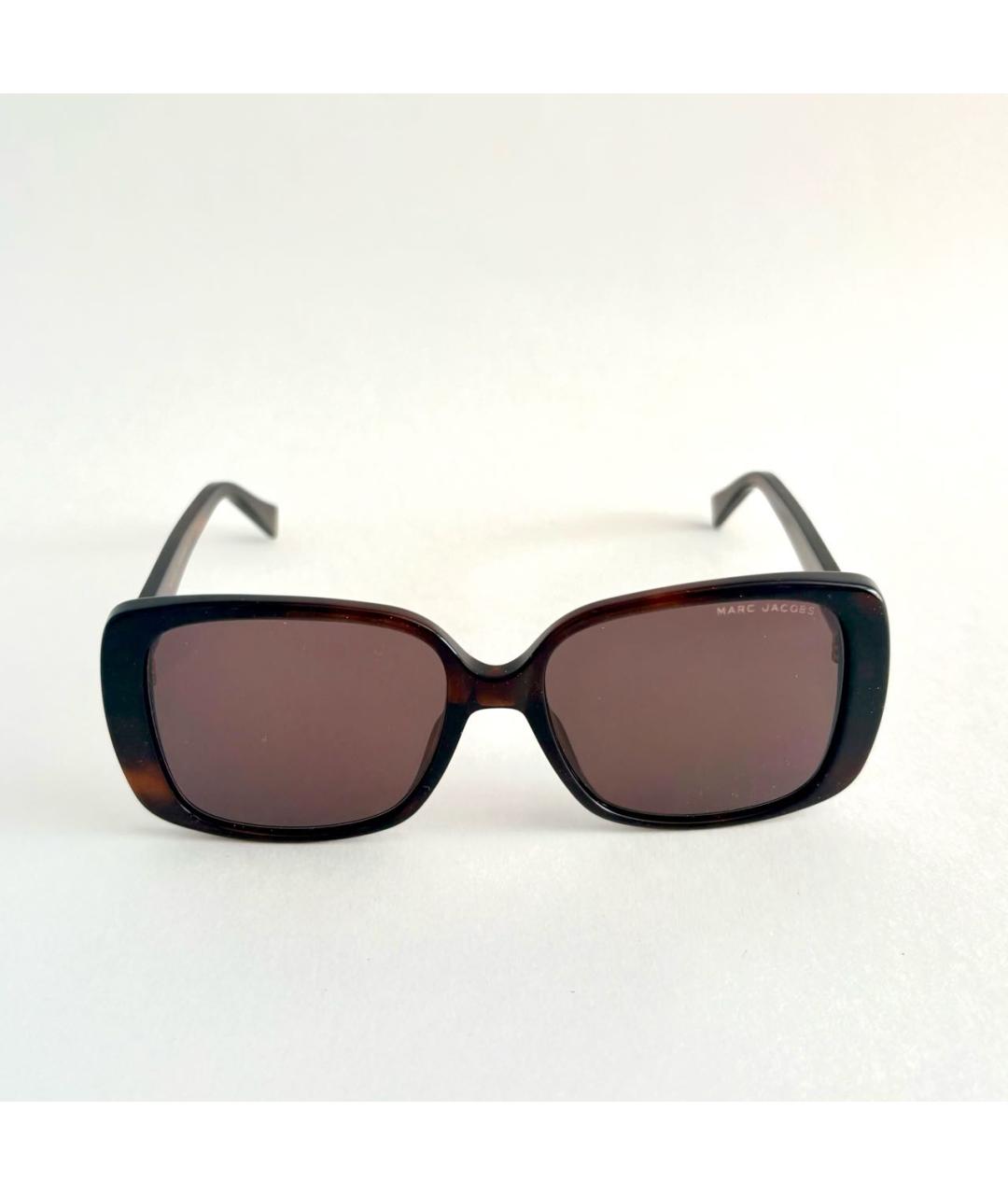 MARC JACOBS Коричневые пластиковые солнцезащитные очки, фото 8