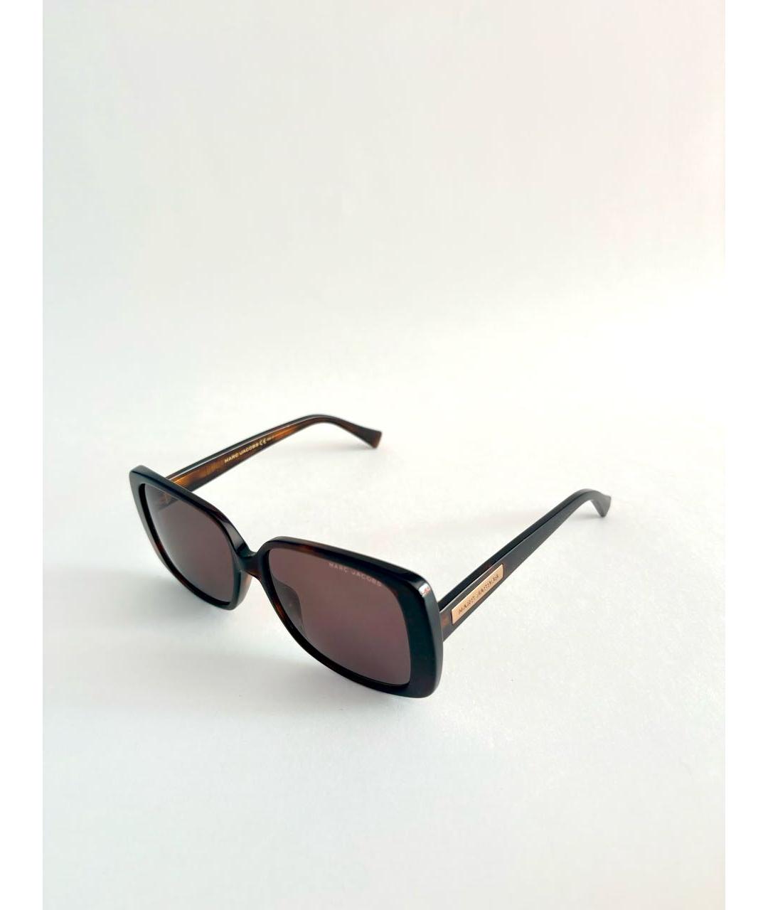MARC JACOBS Коричневые пластиковые солнцезащитные очки, фото 5