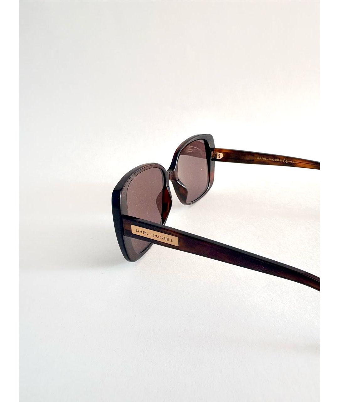 MARC JACOBS Коричневые пластиковые солнцезащитные очки, фото 6
