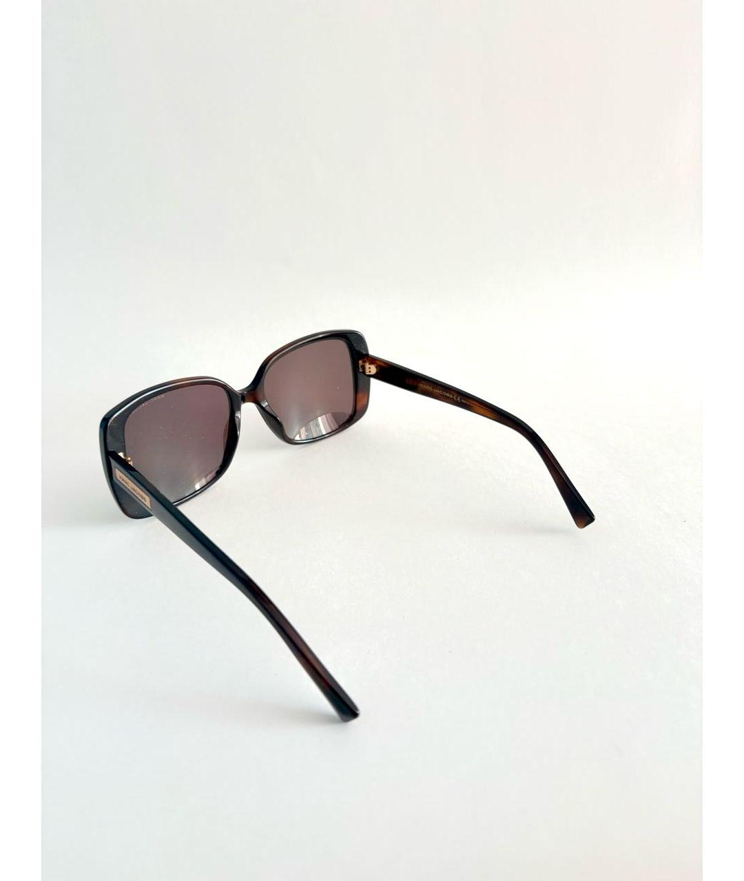 MARC JACOBS Коричневые пластиковые солнцезащитные очки, фото 3