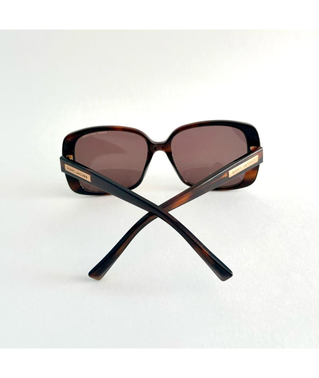 MARC JACOBS Коричневые пластиковые солнцезащитные очки, фото 4