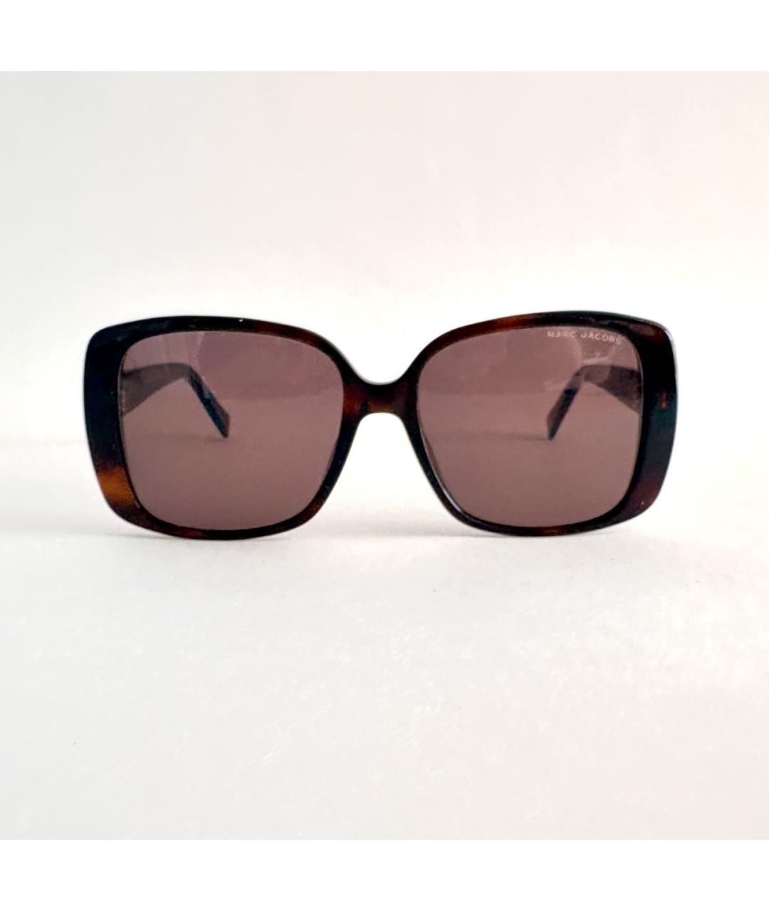 MARC JACOBS Коричневые пластиковые солнцезащитные очки, фото 7