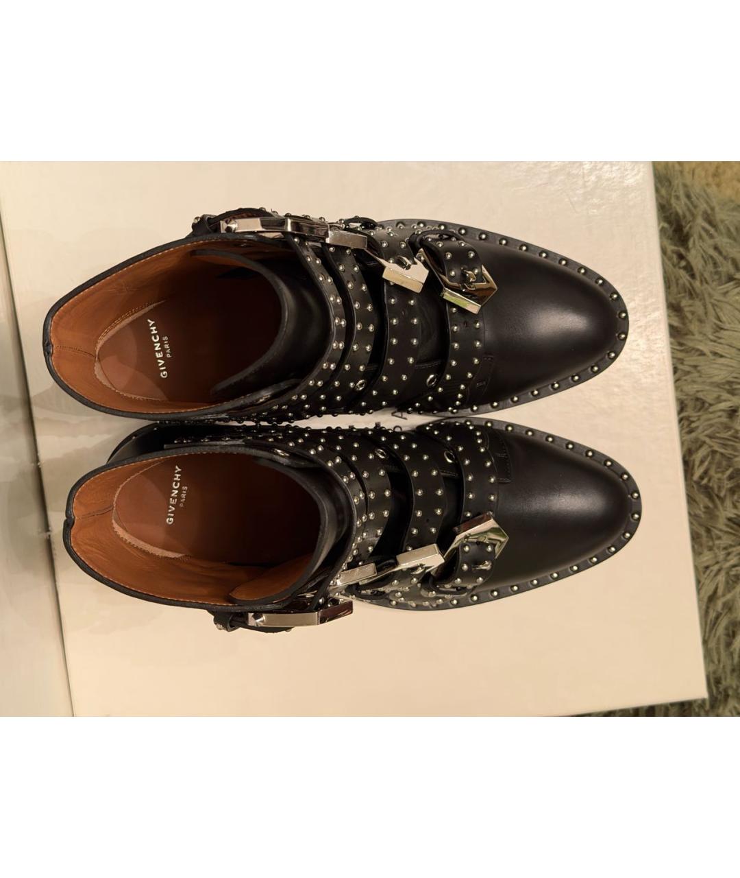 GIVENCHY Черные кожаные ботинки, фото 3