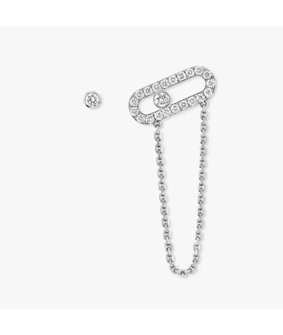 MESSIKA Серебряные серьги из белого золота, фото 5