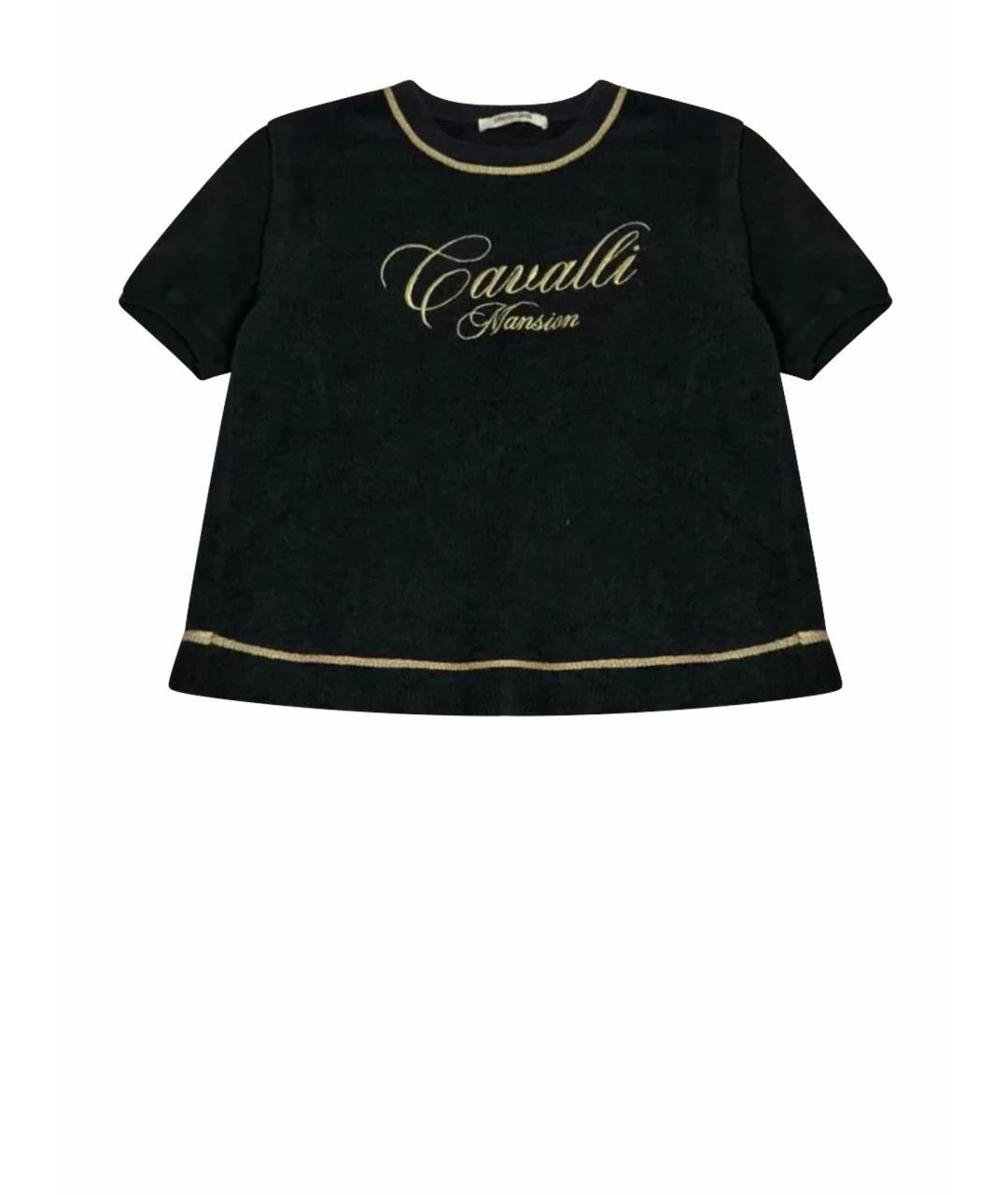 ROBERTO CAVALLI Черный джемпер / свитер, фото 1