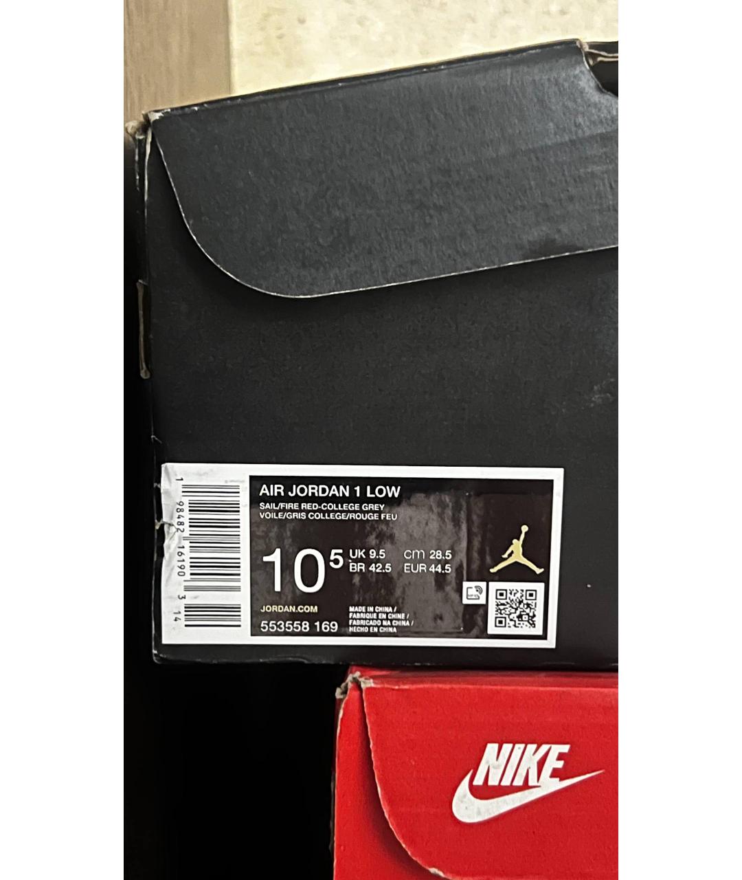 JORDAN Мульти кожаные низкие кроссовки / кеды, фото 8