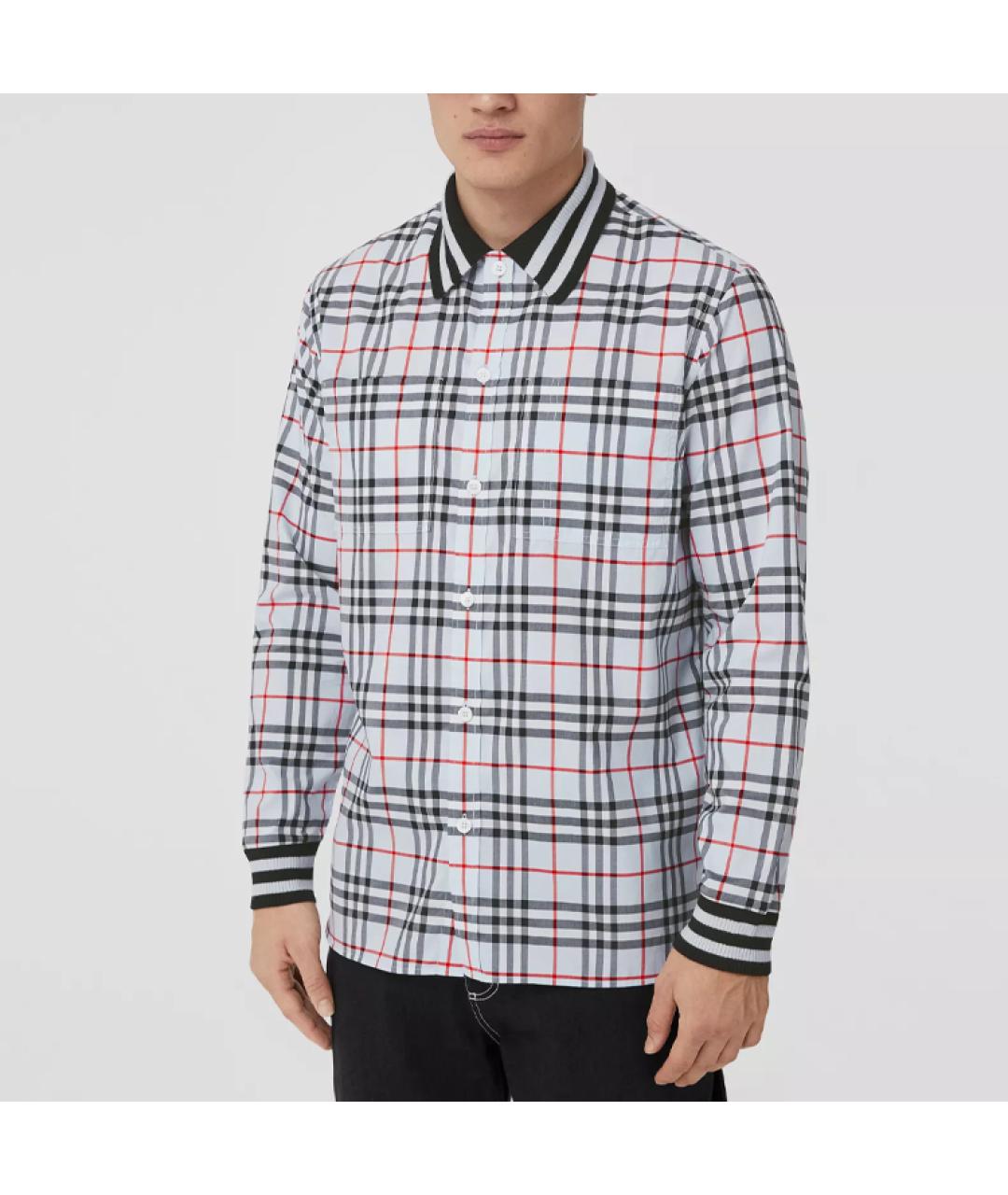 BURBERRY Голубая классическая рубашка, фото 4