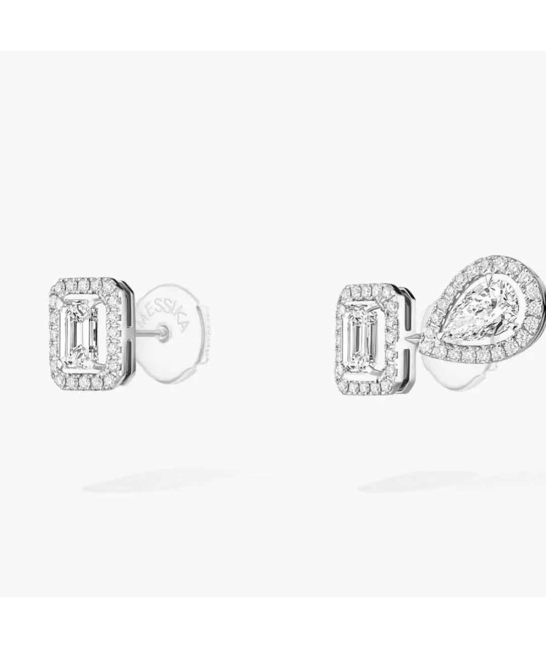 MESSIKA Серебряные серьги из белого золота, фото 3