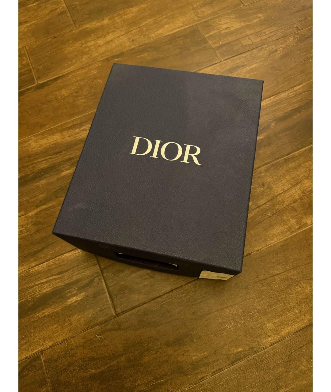 CHRISTIAN DIOR Черные резиновые высокие кроссовки / кеды, фото 6