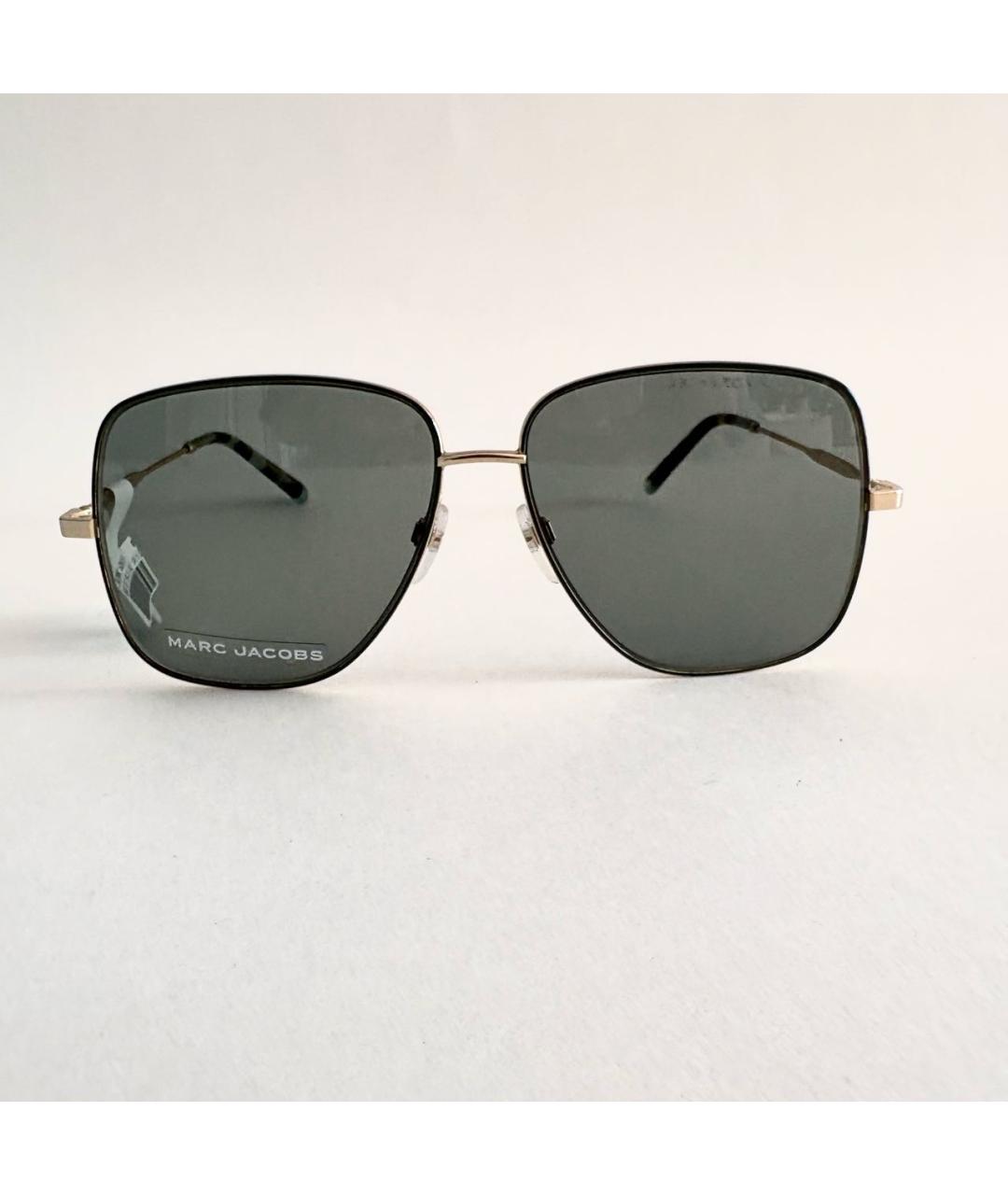 MARC JACOBS Зеленые металлические солнцезащитные очки, фото 2